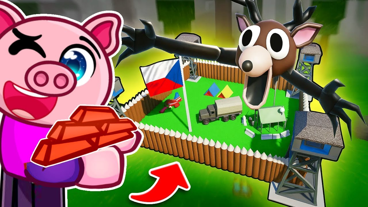 Postavil jsem VOJENSKOU ZÁKLADNU v 99 NOCÍ v LESE v Robloxu!