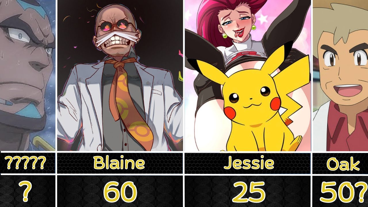 All Ages of POKEMON characters  ( PART 2 )