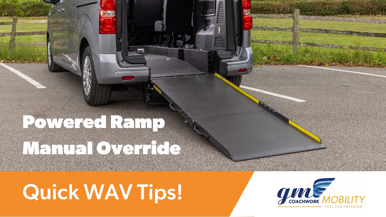 How to manually override a Doga powered wheelchair ramp | In easy steps