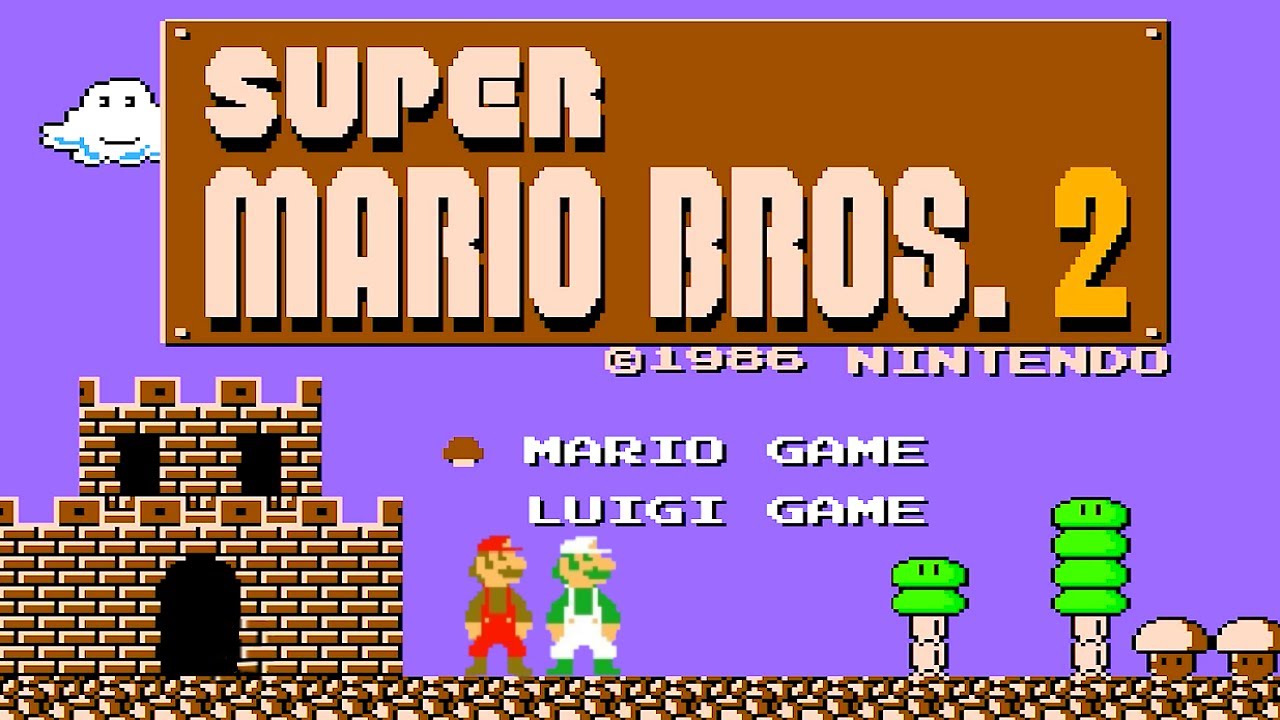 Super Mario Bros 2: The Lost Levels - Full Game Walkthrough (NES)
