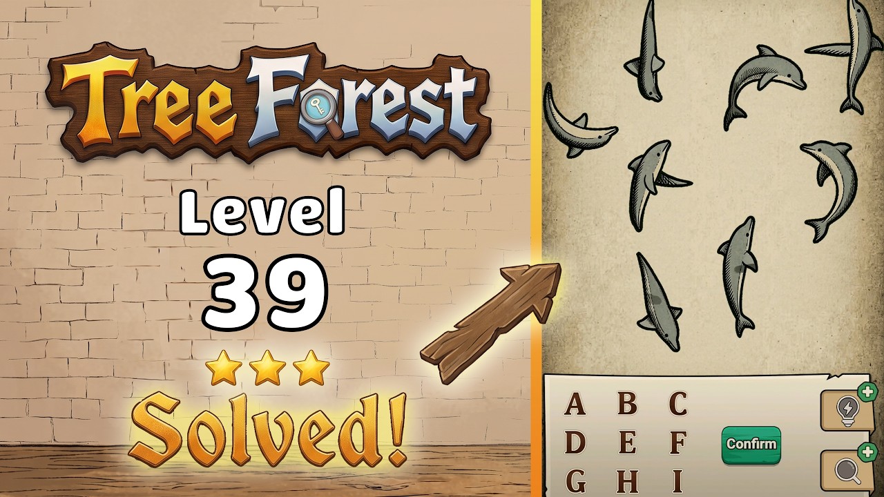 Tree Forest: Detective Words - Level 39 Walkthrough 🧩 | Full Solution & Gameplay! 🌲✨