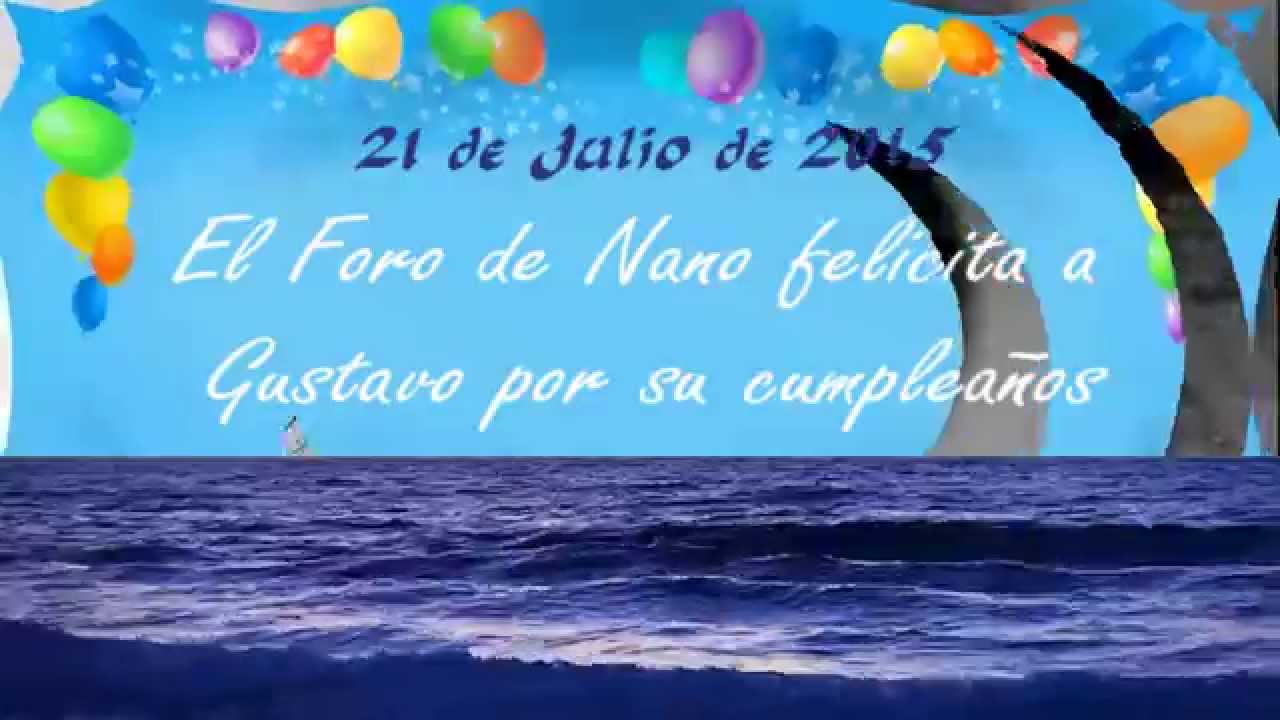 Feliz Cumpleaños, Gustavo (2015)