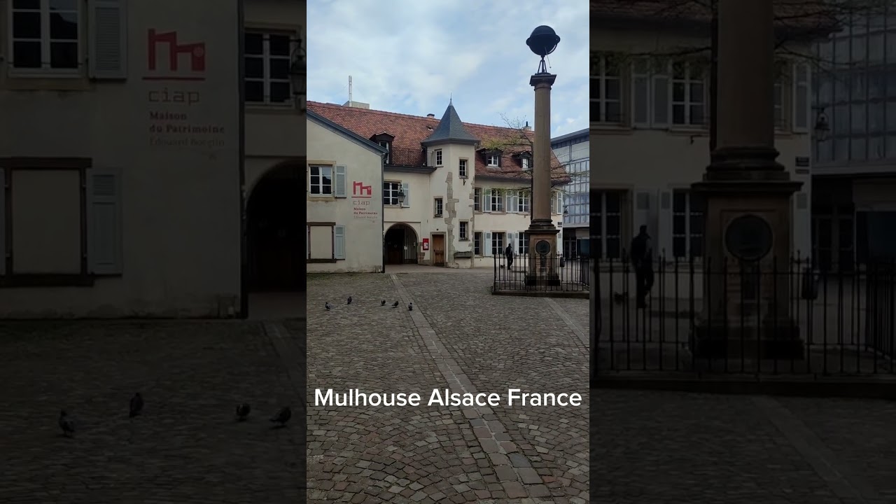 Mulhouse Alsace France City Centre Street Walk Old Town #shorts