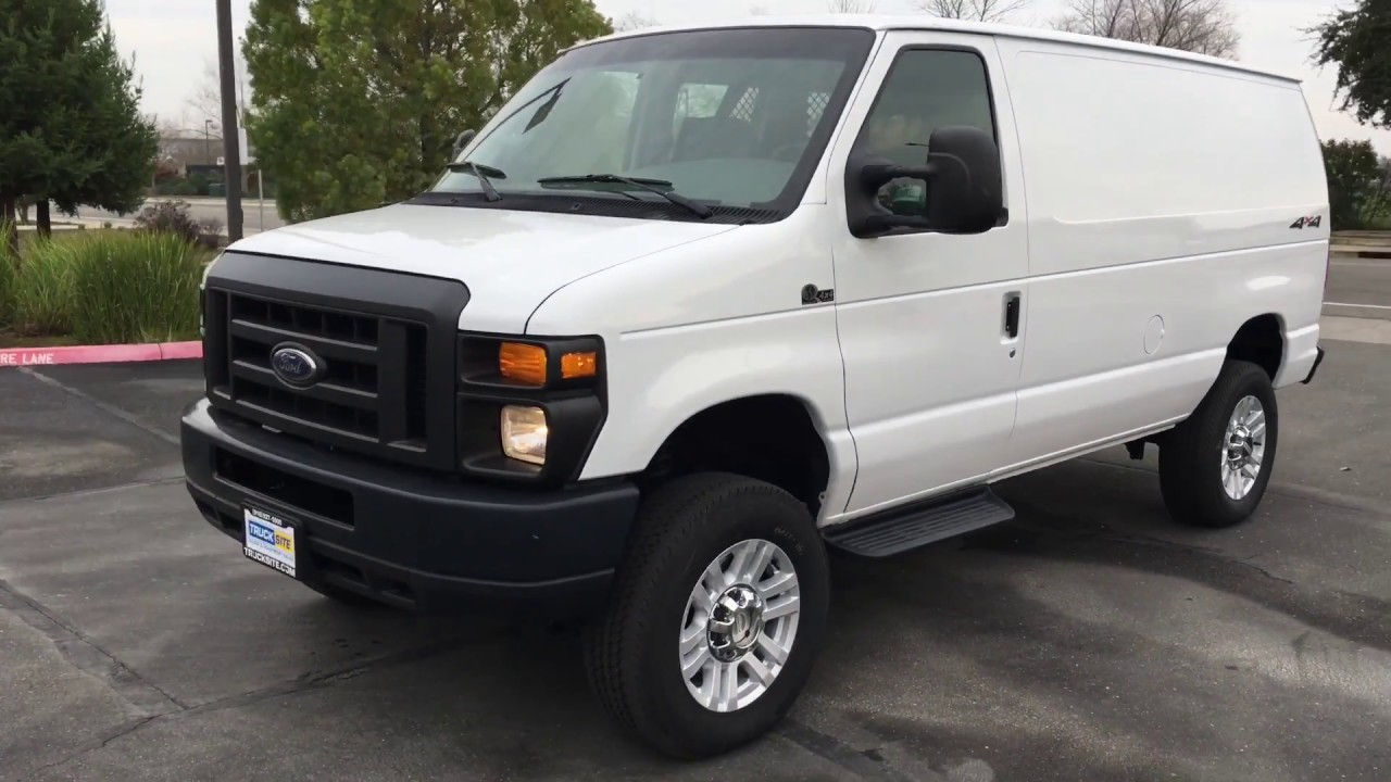 2008 Ford E250 Quigely 4x4 Cargo Van