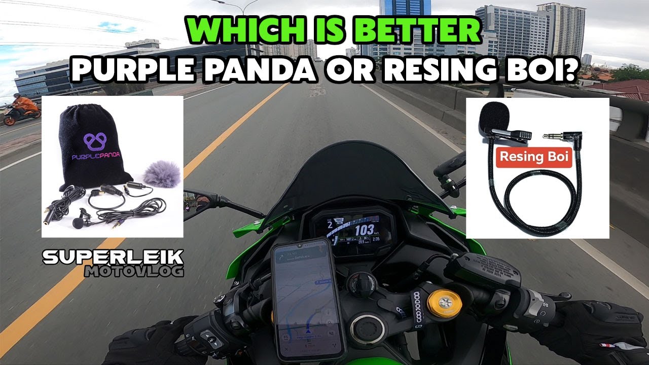 PURPLE PANDA OR RESING BOI MIC | KAWASAKI NINJA ZX4RR