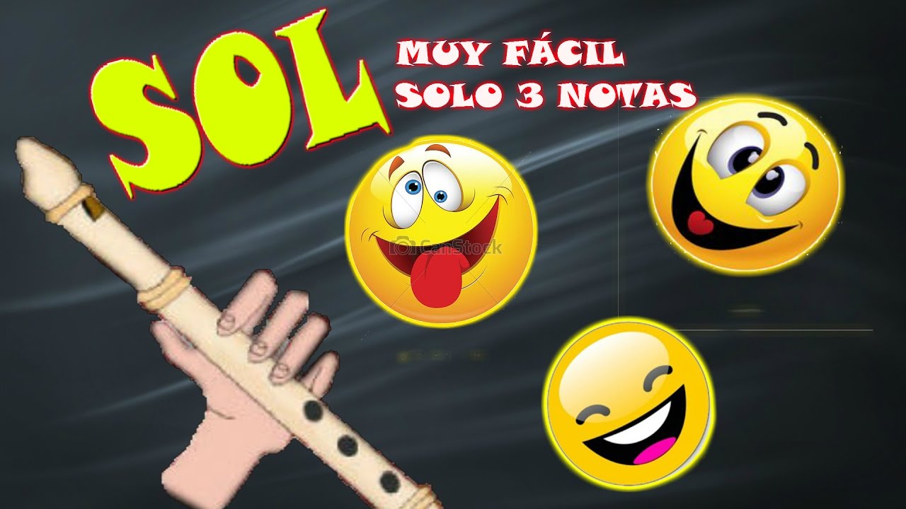 La canción más divertida para flauta dulce. Muy fácil (solo 3 notas), tutorial con animación.
