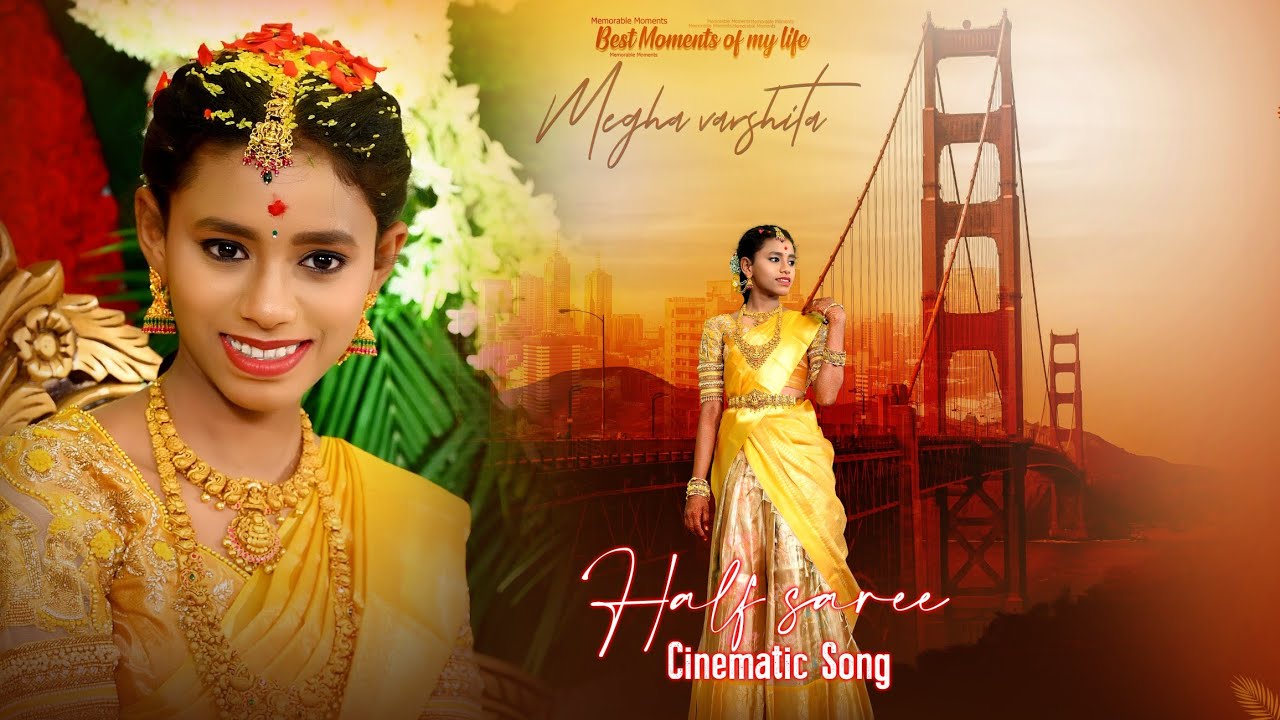 Megha Varshita Halfsaree  Function Song