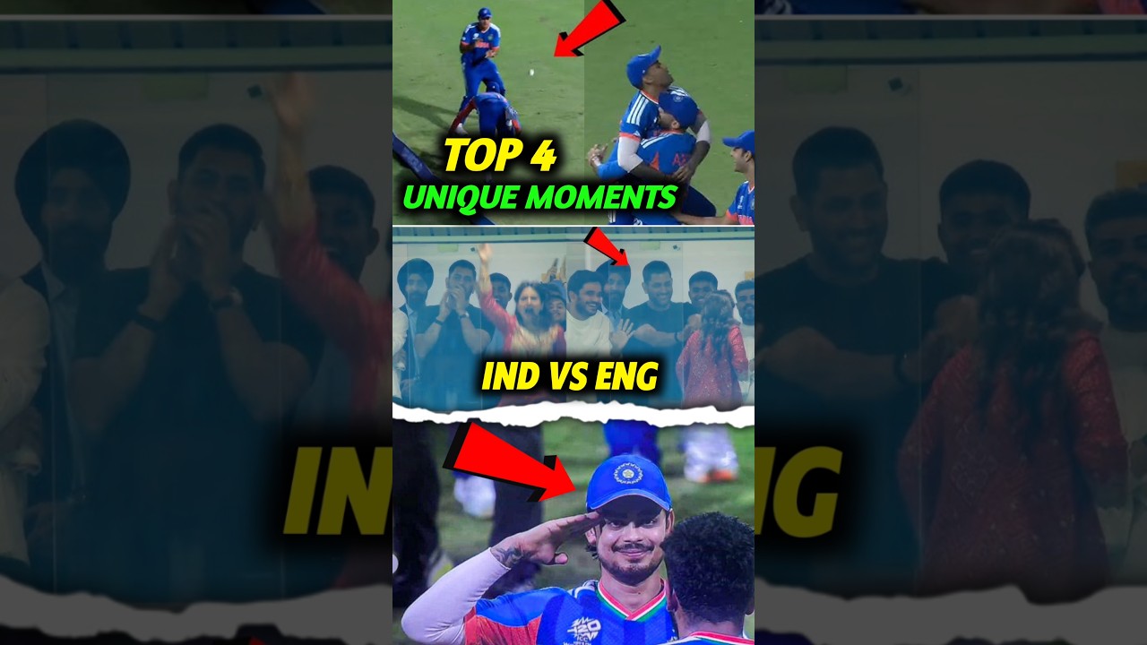 Top 4 Unique Moments 🤯 India vs England Semifinal