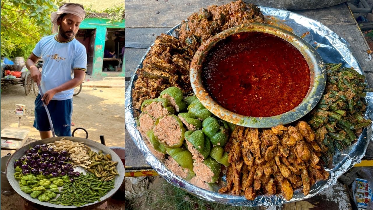 5 सब्ज़ियाँ सीखो एक साथ .. शादी वाली तवा सब्ज़ी बनाना सीखो हलवाई से - TAWA SABJI Recipe