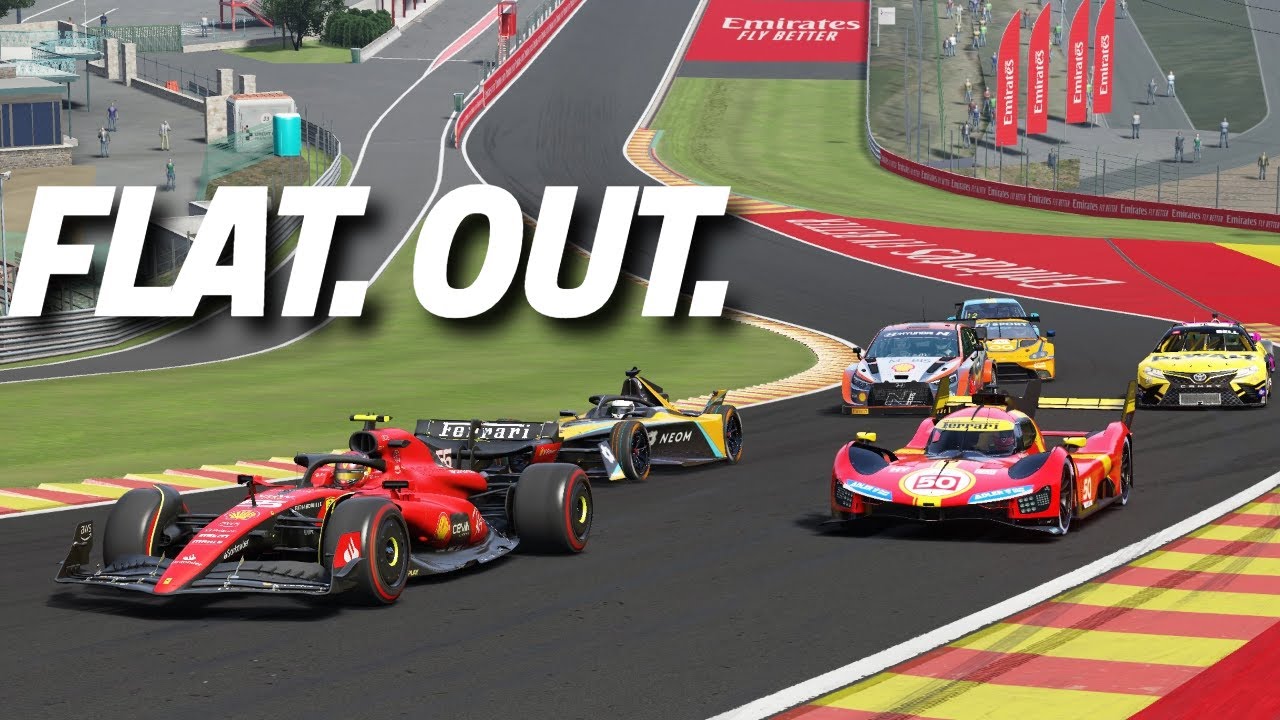 Which Race Cars Can Take EAU ROUGE FLAT Out? (2023)