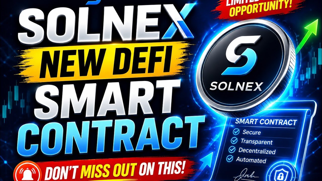 Solnex NEW DeFi Smart Contract Explained | Early Access Opportunity You Don't Want to Miss!