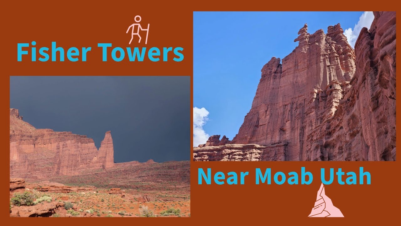 Fisher Towers along the Colorado River near Moab, Utah