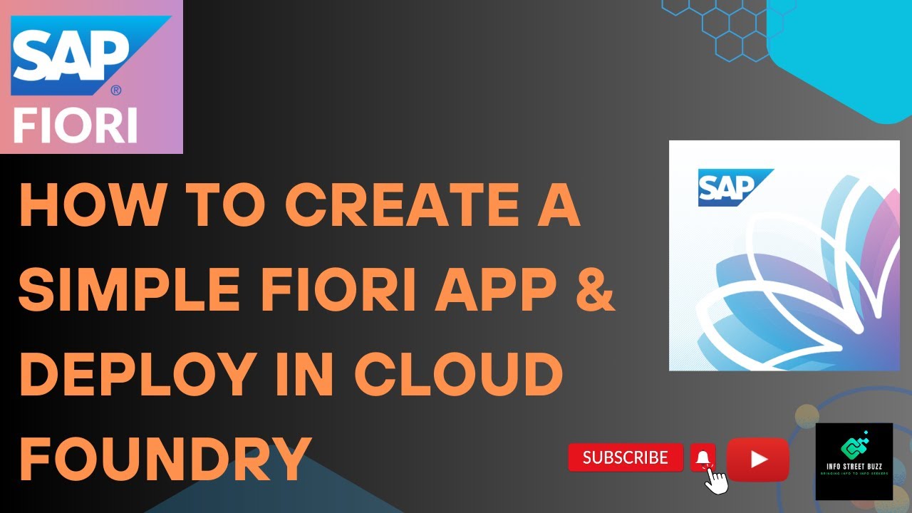 Create SAP Fiori List Report App | Deploying App in Cloud Foundry & Access via SAP Build Work Zone