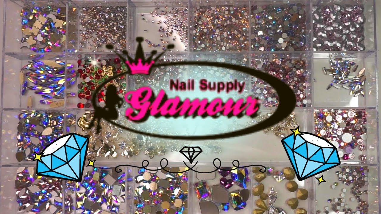 ✨ NAIL SUPPLY GLAMOUR✨ | Nail Crystals | Miniature Haul