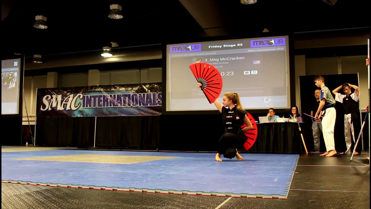 Double fan form Meg McCracken 2018 SMAC Internationals