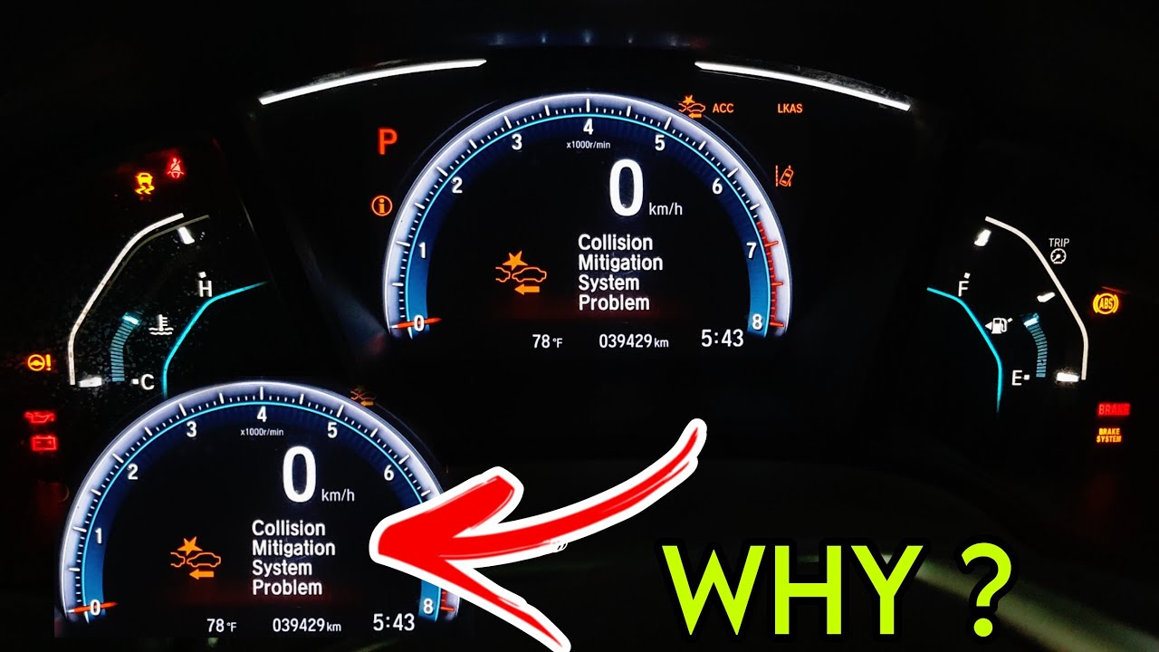 Почему возникла проблема с системой предотвращения столкновений Honda?