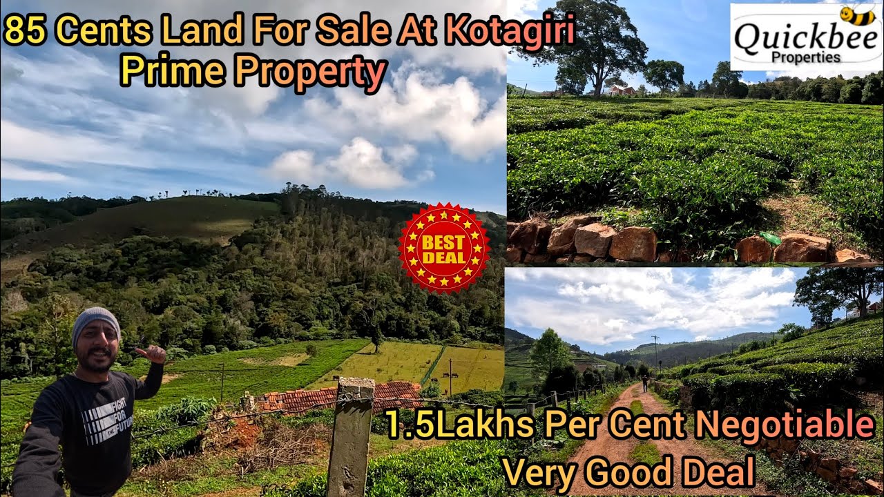 85 cents best deal at Kotagiri/property #49/ooty properties/ limited offer