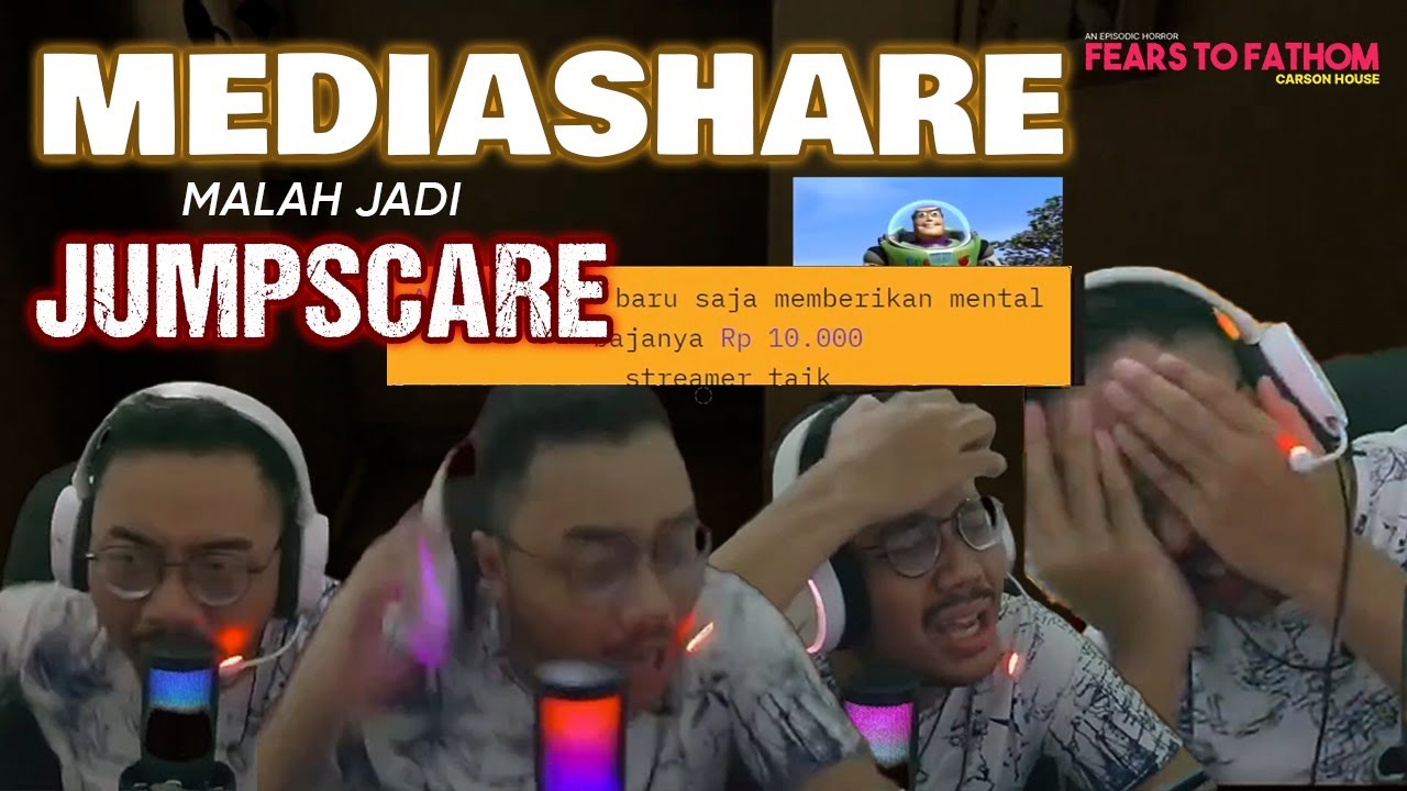 Momen @rezaauditore  Kaget Gegara Mediashare Saat Main Fears to Fathom | Earrape Warning⚠️