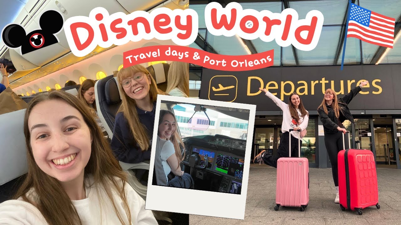 WALT DISNEY WORLD DAY 1 ✈️ | Travel Day UK & AMAZING TUI Flight | Port Orleans French Quarter ✨