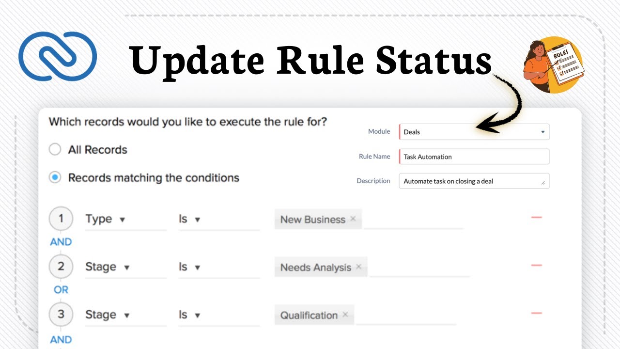 How to Change The Status of a Workflow Rule in Zoho CRM