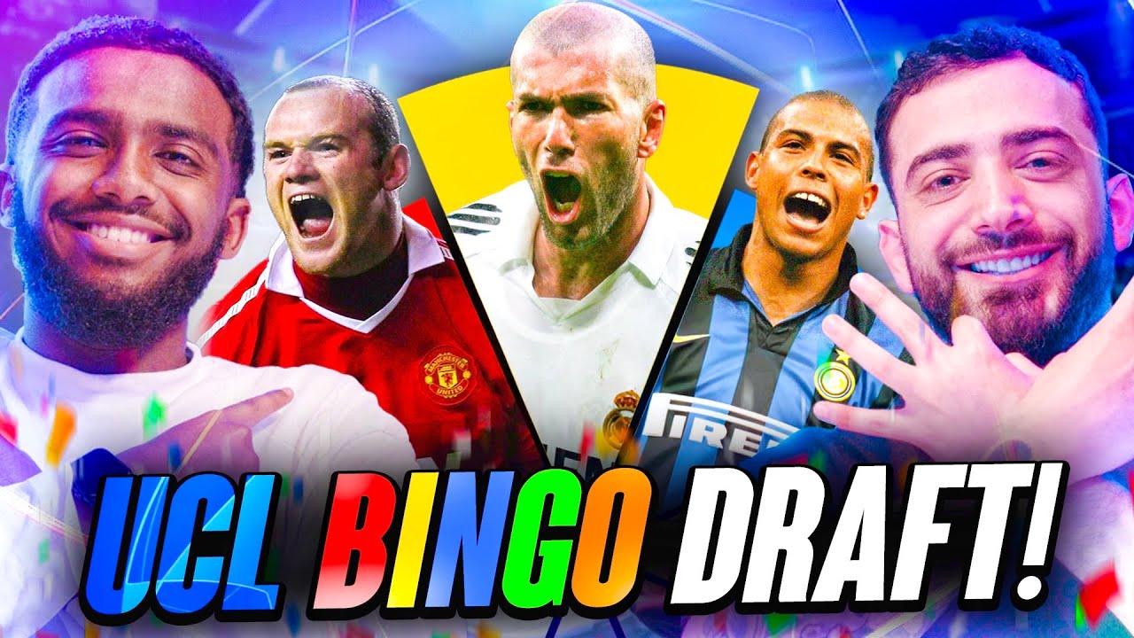 DRAFT: CHAMPIONS LEAGUE FOOTBALL BINGO!!!