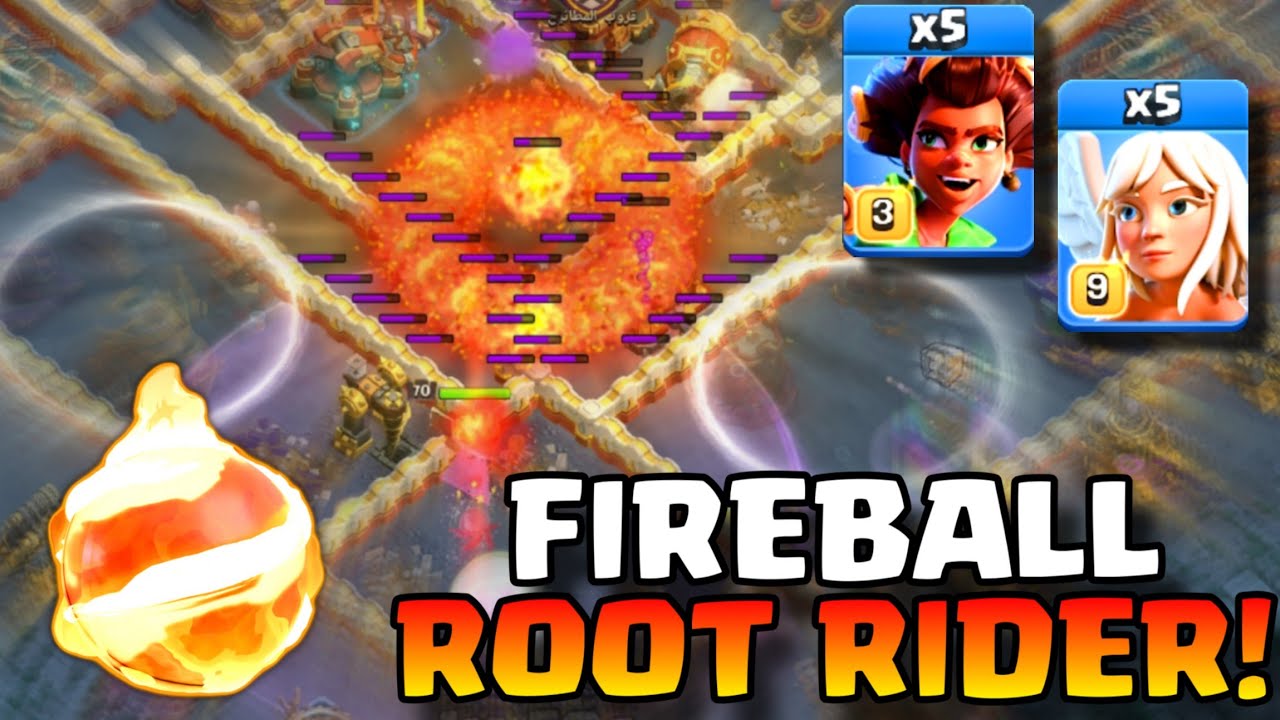 EASIEST Fireball Root Rider Attack Strategy After Nerf | Th16 Legend League Attacks(CLASH OF CLANS)