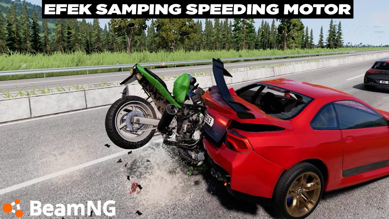 Video Untuk Kalian yg Lagi Gabut & Suka Nyetir Motor 😆😆 BeamNG Drive Gameplay Indonesia