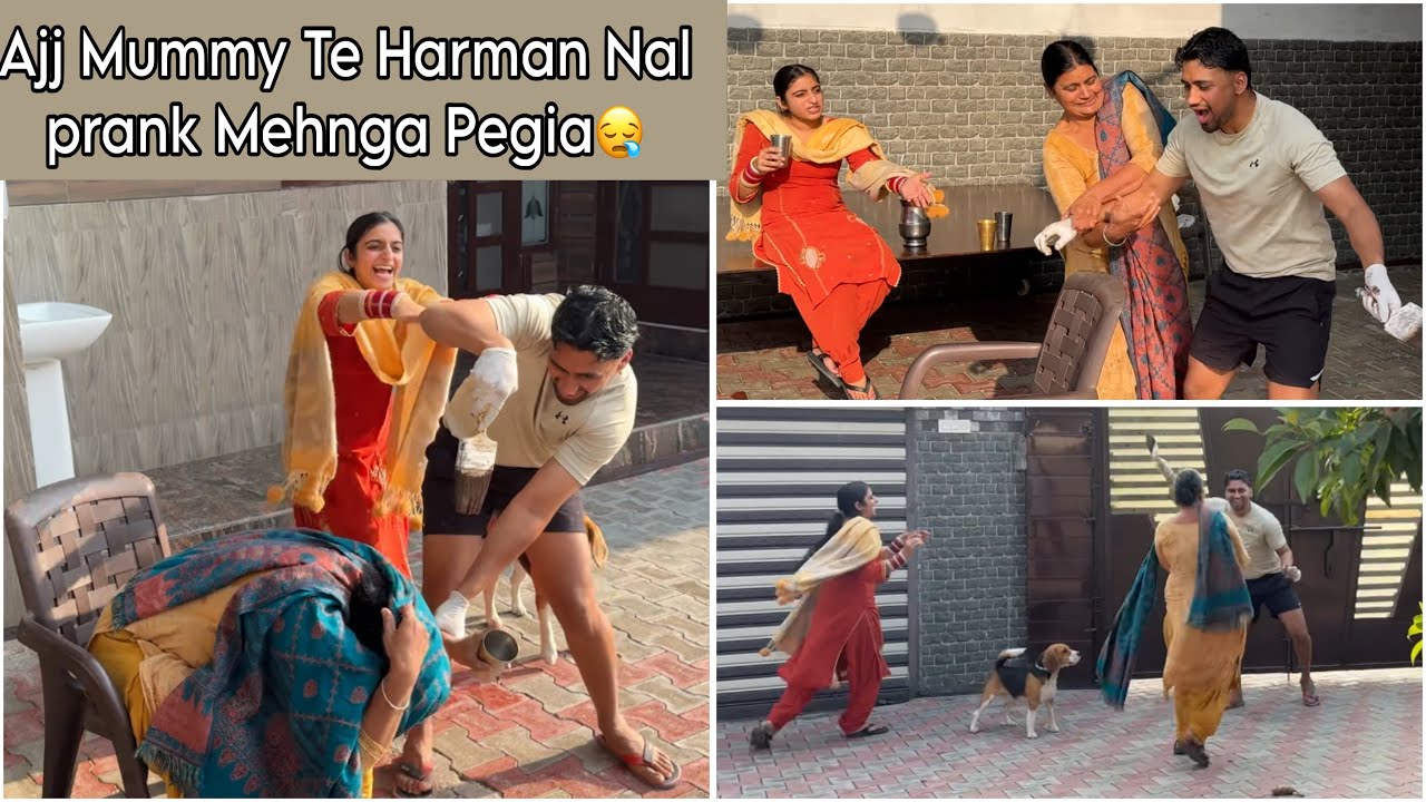 Ajj Mummy Te Harman Nal prank Mehnga Pegia😪 | Navhappy Bhullar 