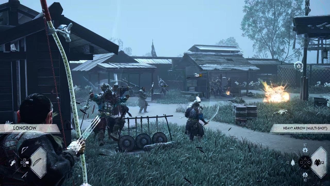 Ghost of Tsushima Director's Cut PS5 Oni Archer Build Infinite Concentration and Arrows