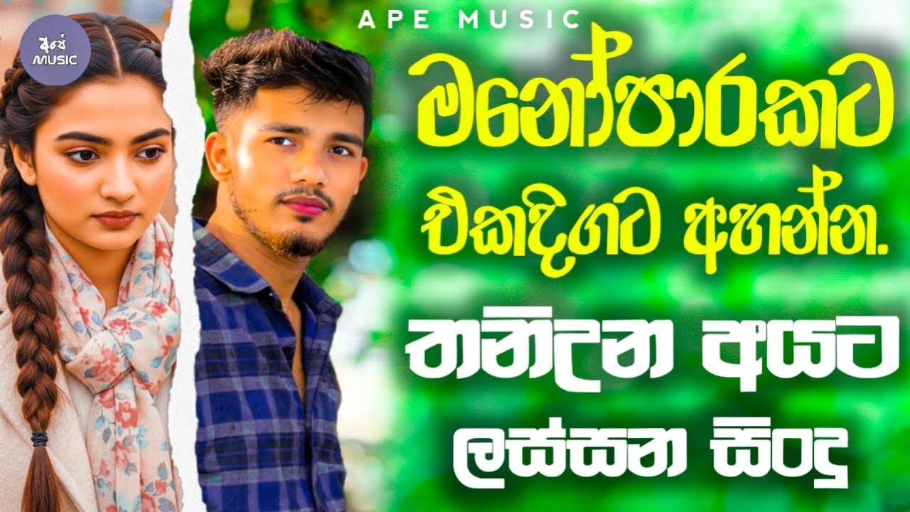 තනිවෙලා ඉන්න අයට මනෝපාරකට සිංදු | Best Sinhala Cover Songs | Manoparakata Sindu | Sad Songs Sinhala