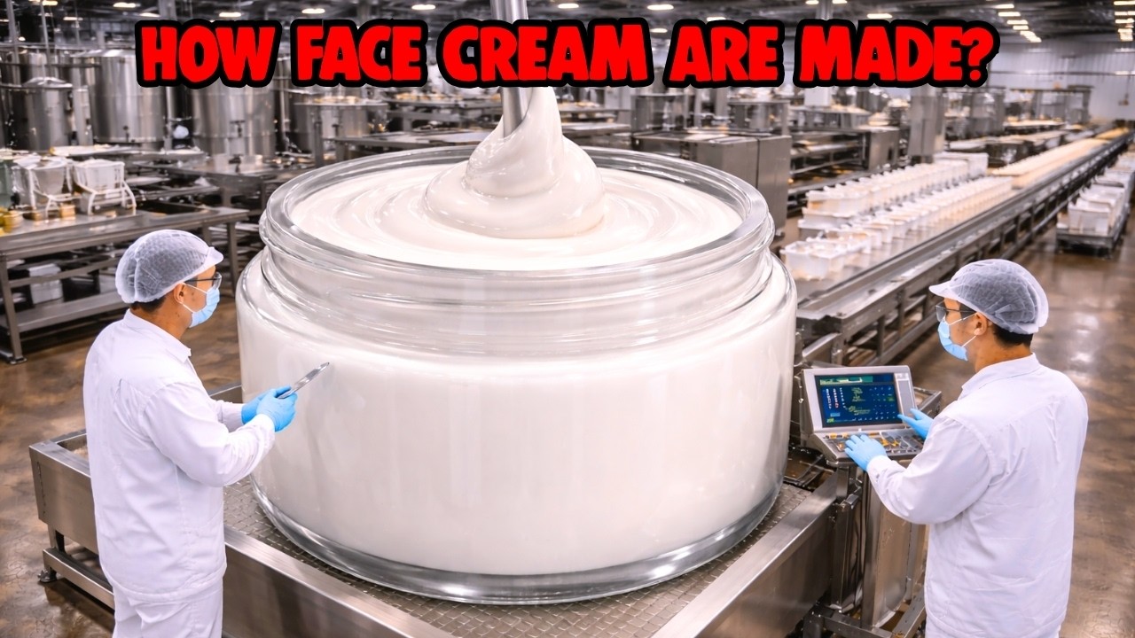 How Face Cream Is Made | Face Cream Manufacturing Process Step by Step