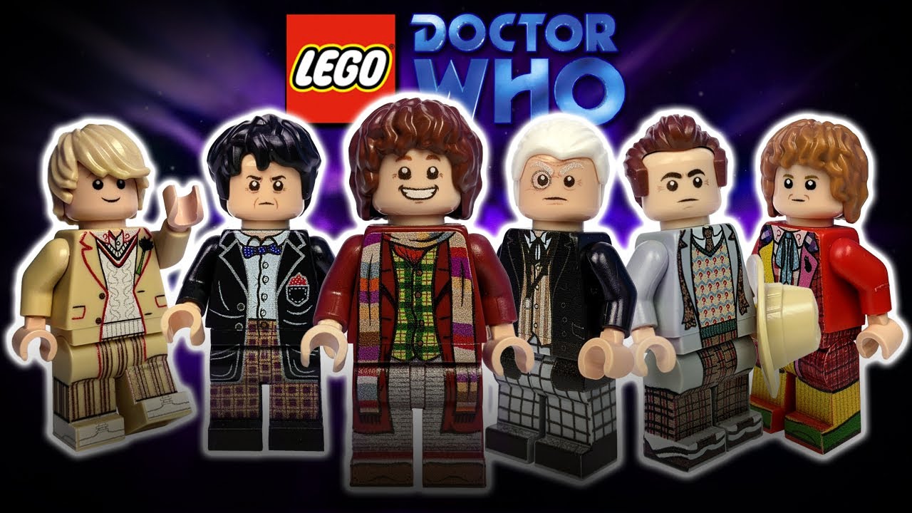 LEGO Doctor Who - The Nine Doctors! Custom LEGO Minifigures!