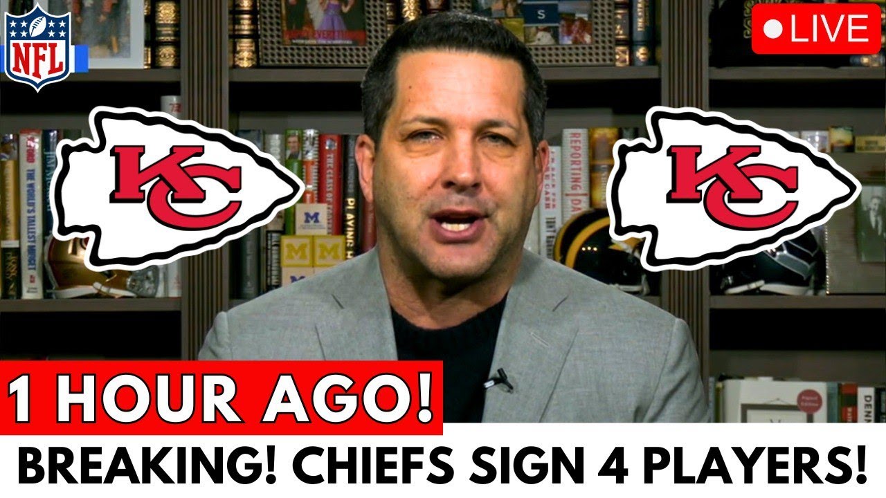 IT'S OFFICIAL! CHIEFS CONFIRM SIGNING OF 4 STAR PLAYERS! SEE WHO THEY ARE! KANSAS CITY CHIEFS NEWS