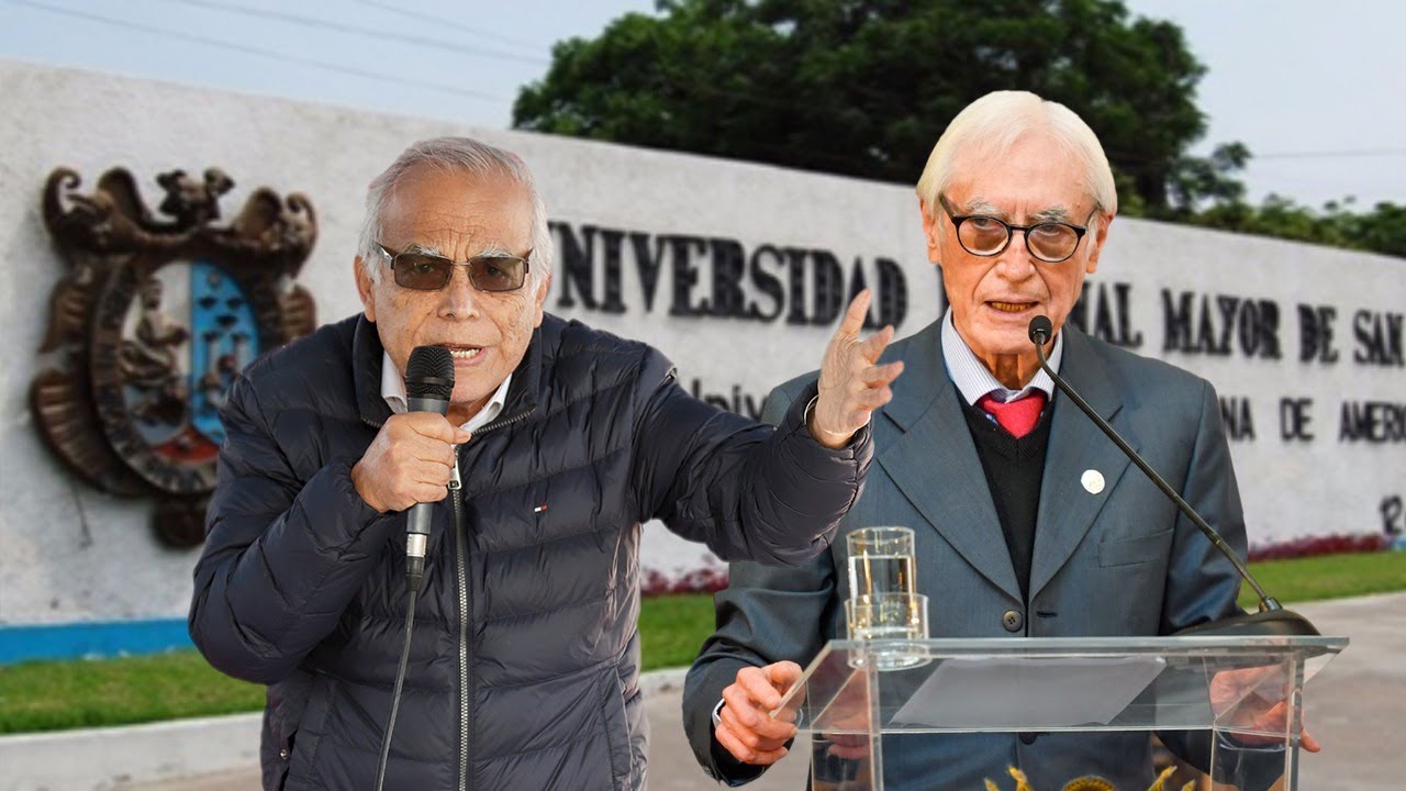 Aníbal Torres y Héctor Béjar exponen sobre la crisis en Perú en la universidad San Marcos