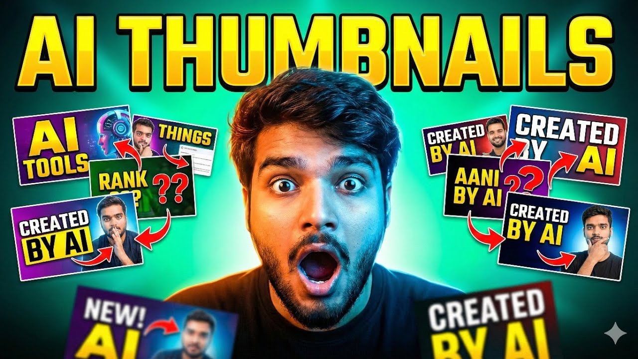 Create Professional YouTube Thumbnails with AI 🤖 | Easy & Fast Method 
