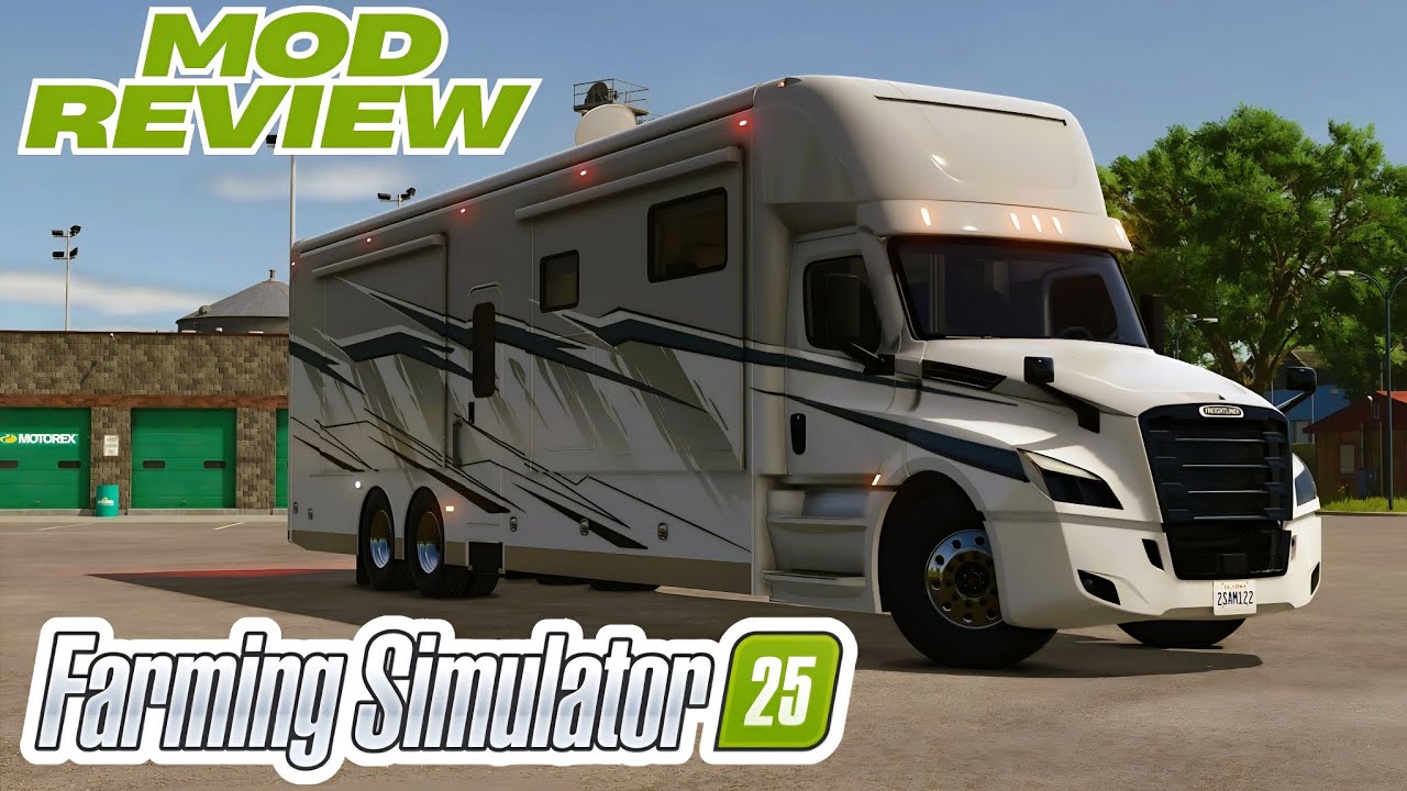 2025 Freightliner Cascadia Motorhome MOD REVIEW!! | **PC MOD** | Farming Simulator 25 