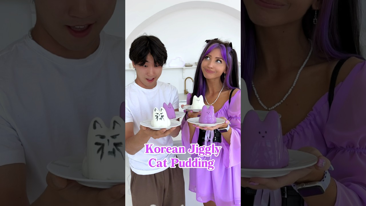 robię VIRAL przepis z kolegą z Korei!🇰🇷#jigglypudding #koreanfood #koreańskie #przepisy #koreanboy