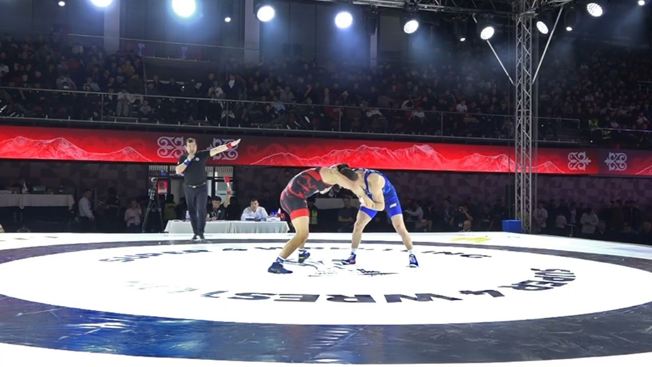 ВОЛЬНАЯ БОРЬБА. SUPER 4 WRESTLING. 74 кг Финал. Иналбек Шериев (RUS)-Давид Баев (RUS)