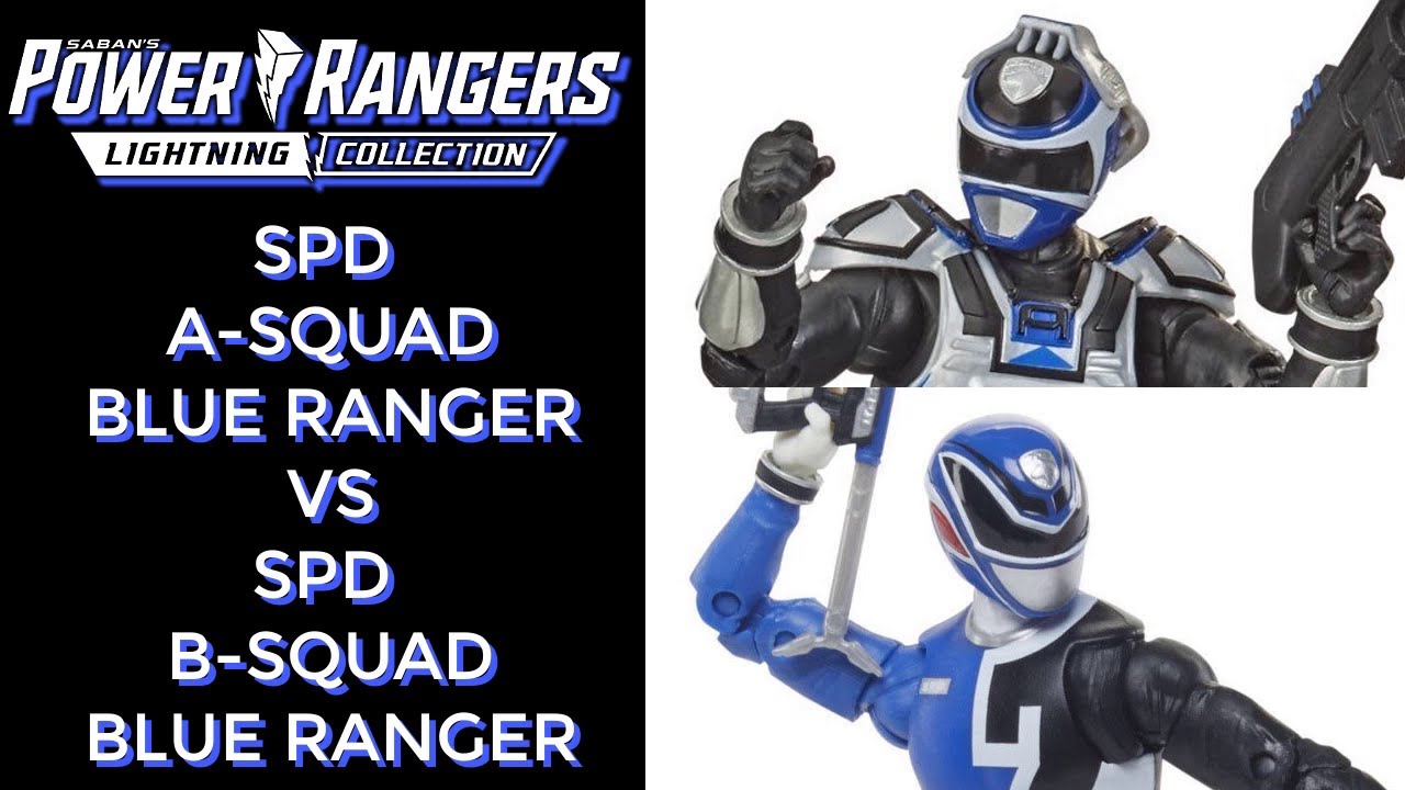 LIGHTNING COLLECTION REVIEWS SEASON 2 03 SPD A-SQUAD BLUE RANGER VS SPD B-SQUAD BLUE RANGER