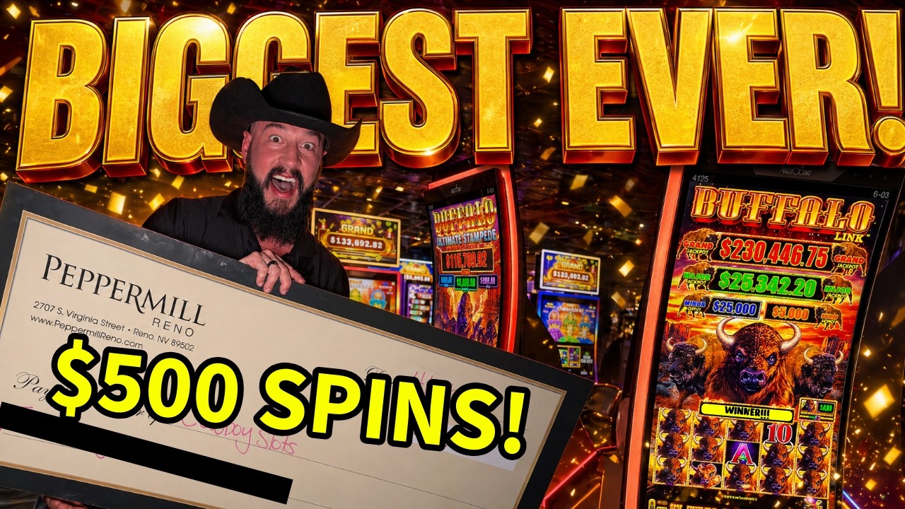 Celebrating HALF MILLION subs with our BIGGEST WIN EVER RECORDED! 🤠