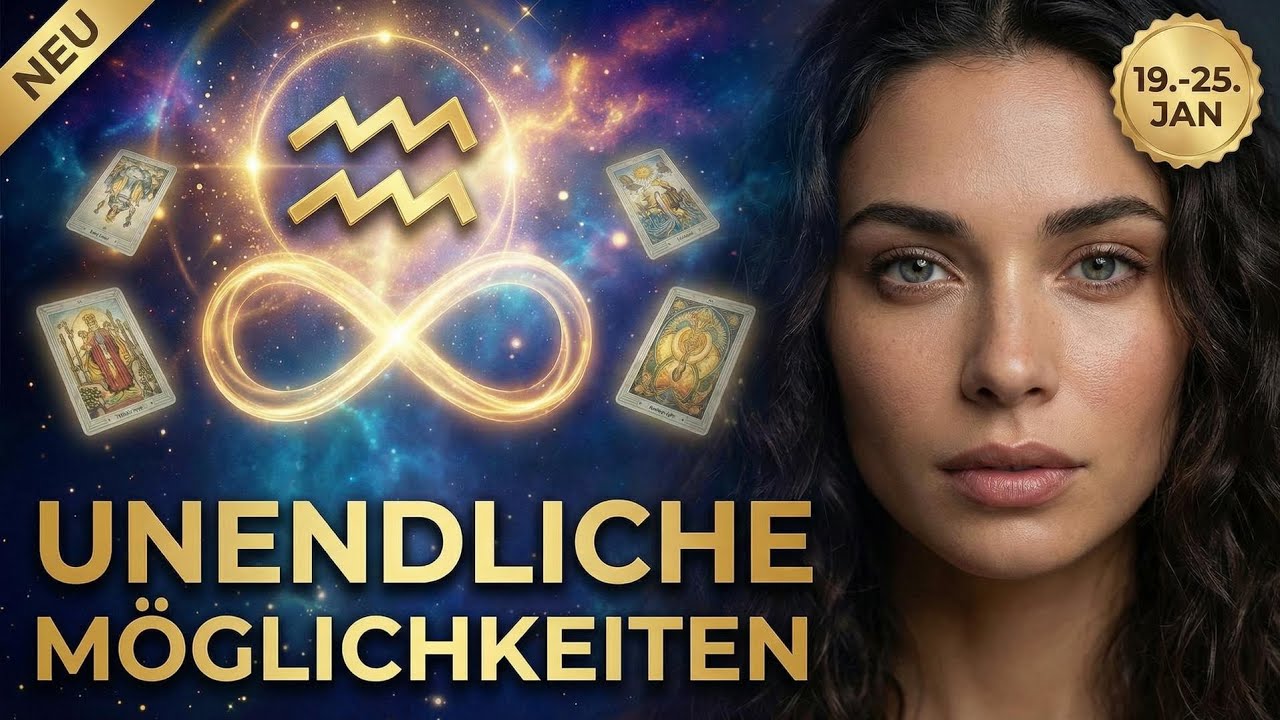 ♒️ WASSERMANN Tarot 19.-25. JAN: UNENDLICHE MÖGLICHKEITEN warten auf dich!