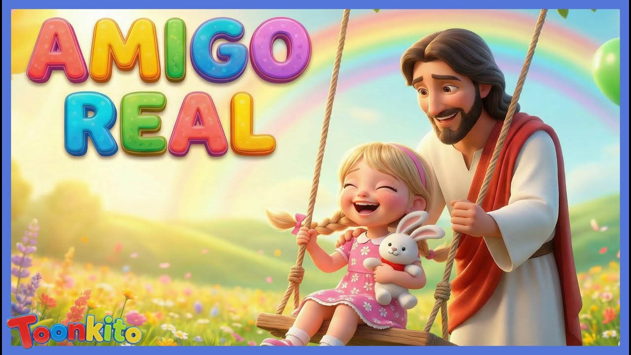 Jesús, Mi Amigo Real 🙏 | Canción Cristiana para Niños