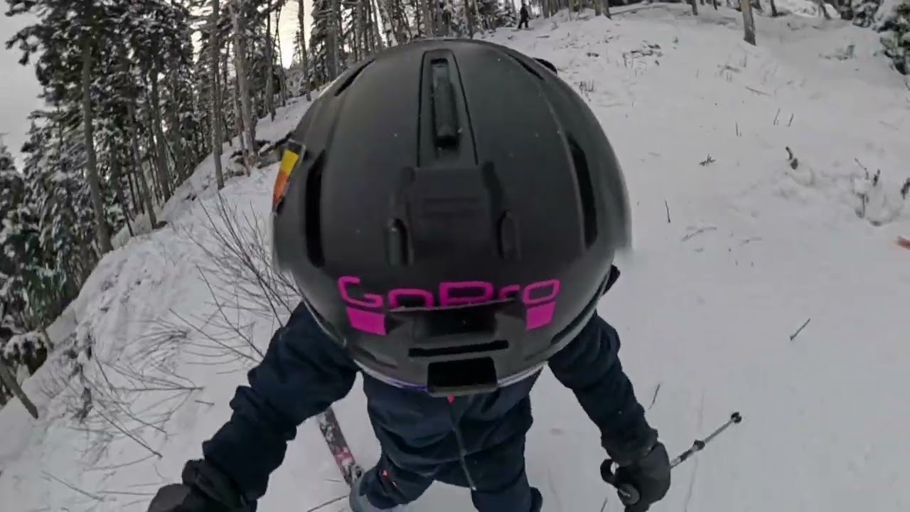 Skiing Brackett Basin at Sugarloaf with @TF-Sports1 #skiing #ski #jump #kicker 