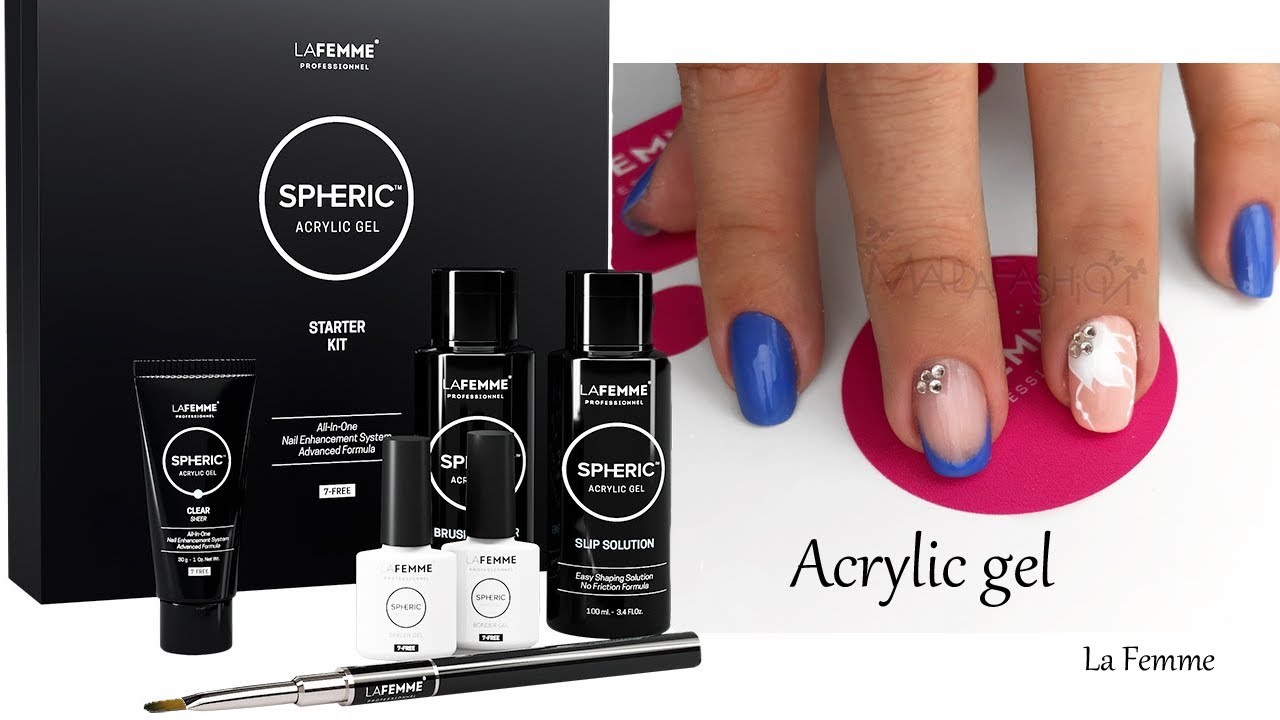 Acrygel La femme cambio forma + nail art