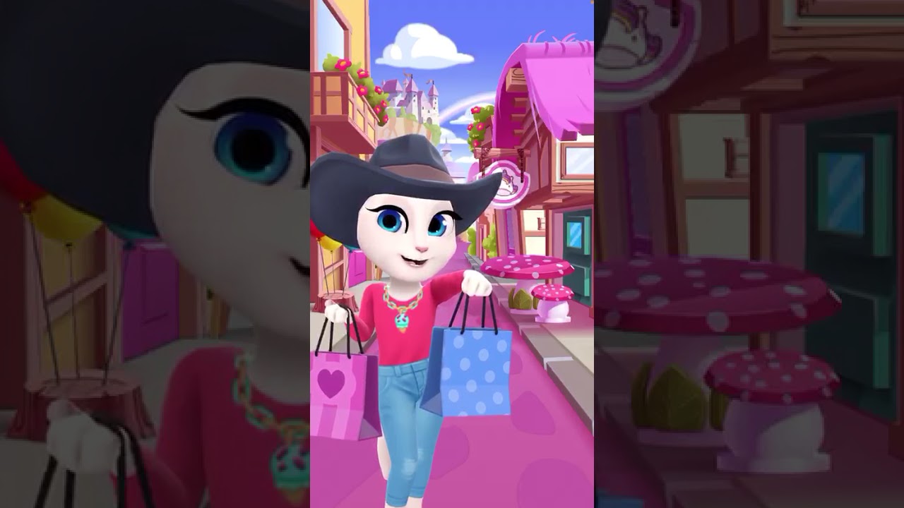 Talking Angela enjoy games and channel subscribe 