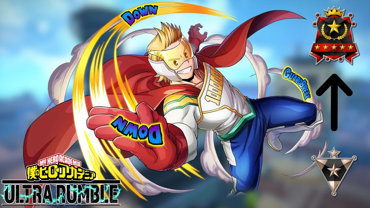 Playing Lemillion To ACE Rank In My Hero Ultra Rumble!