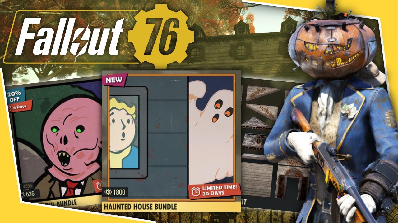 Fallout 76 - Atomic Shop Update: Haunted House Bundle