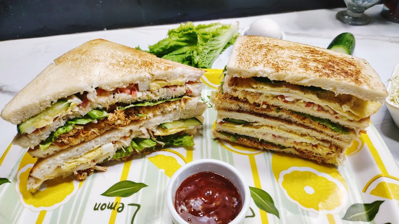 Club Sandwich Chicken Tikka Flavour | Fast Food Taste | Hum Sub ke Pasand | M food's Recipe