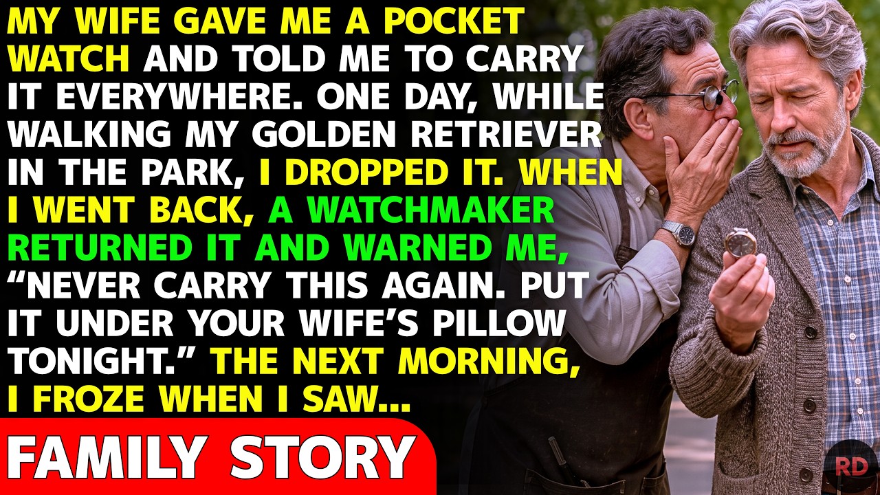 I Lost My Pocket Watch At The Park&hellip; A Watchmaker Gave It Back: &ldquo;Never Carry It Again. Put It Under&hellip;