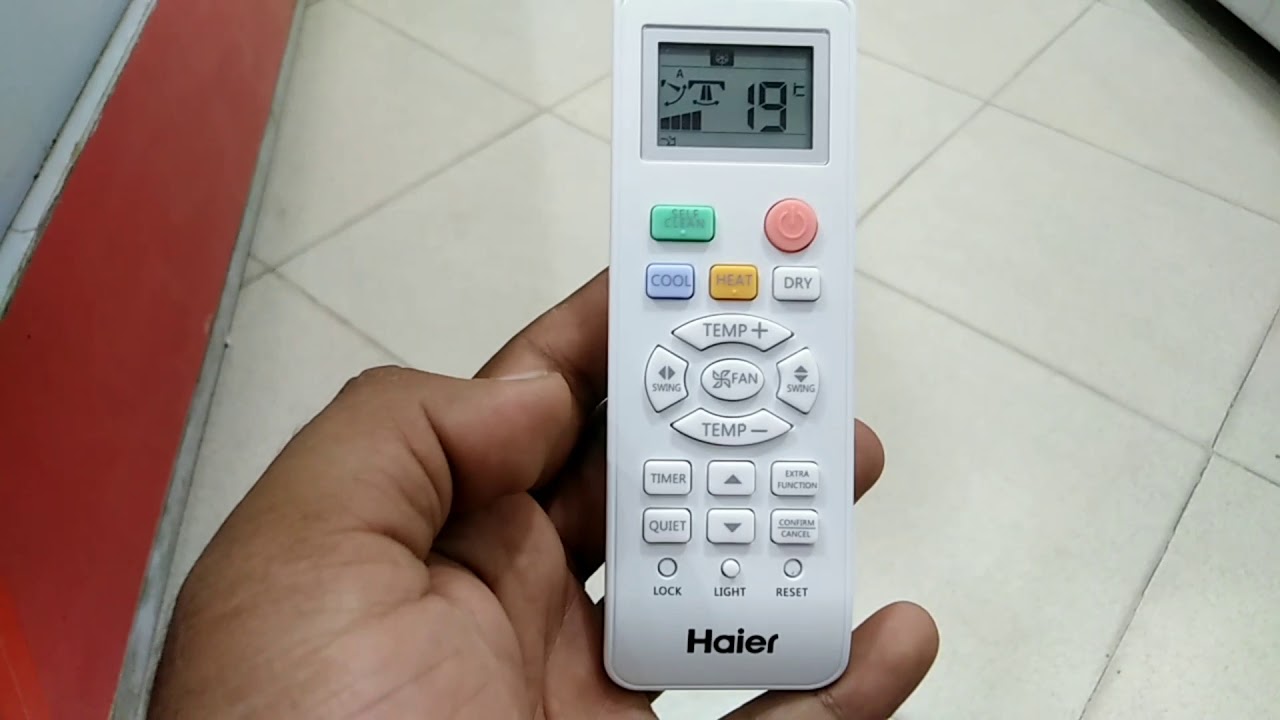 Haier Dc Triple Inverter  Ac Remote Full Setting And Features In Urdu and Hindi